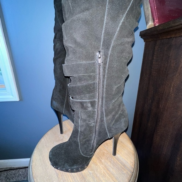 Steven By Steve Madden Black Over the Knee Boots - Picture 5 of 11